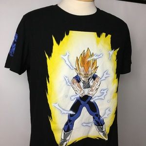 VEGETA,  Sz. LG., Graphic Black T-Shirt. NEW, Never Worn.